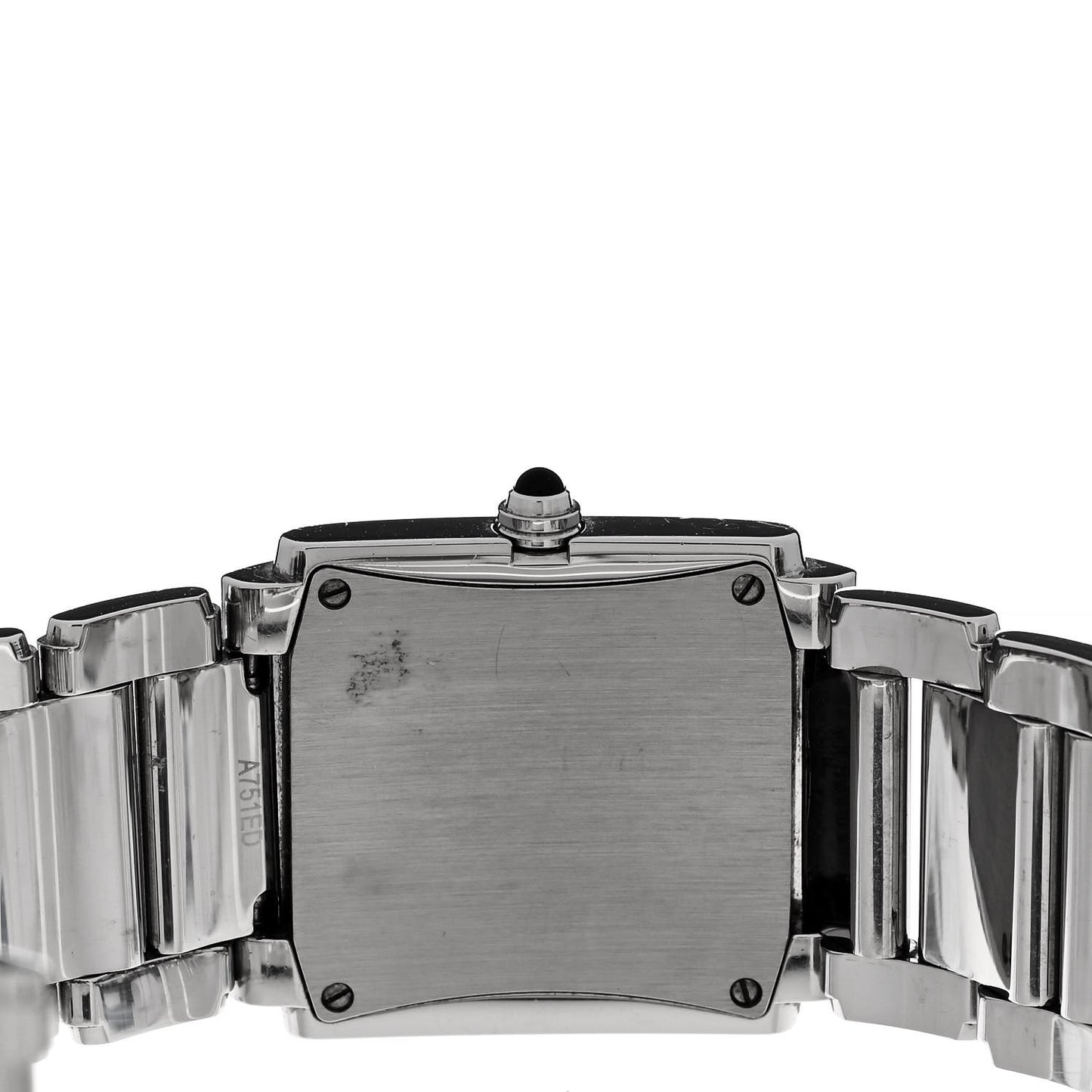 Stainless Steel Diamond 25mm Twenty-4 Quartz Watch Black 4910/10A-001