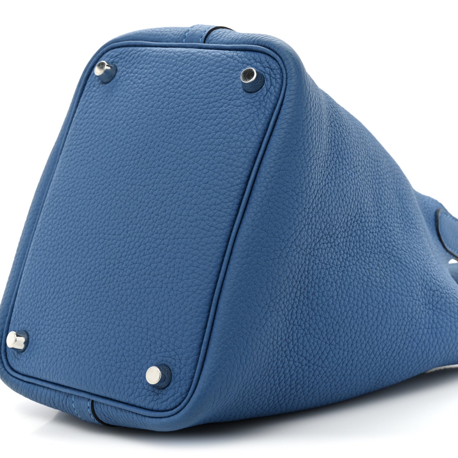 Hermes Taurillon Clemence Picotin Lock 18 PM Deep Blue 8 of 13