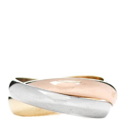 Cartier 18K Pink Yellow White Gold Classic Les Must De Cartier Trinity Ring 51 5.75 3 of 4