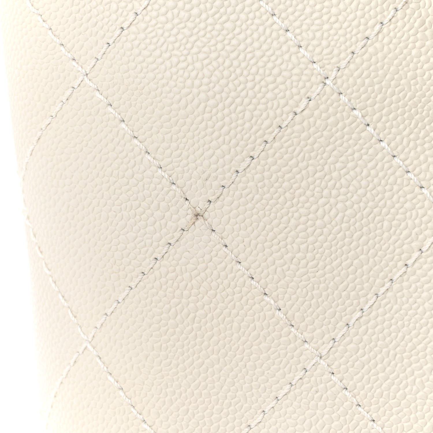 Chanel Grained Calfskin Shopping Fever Tote White 13 of 13