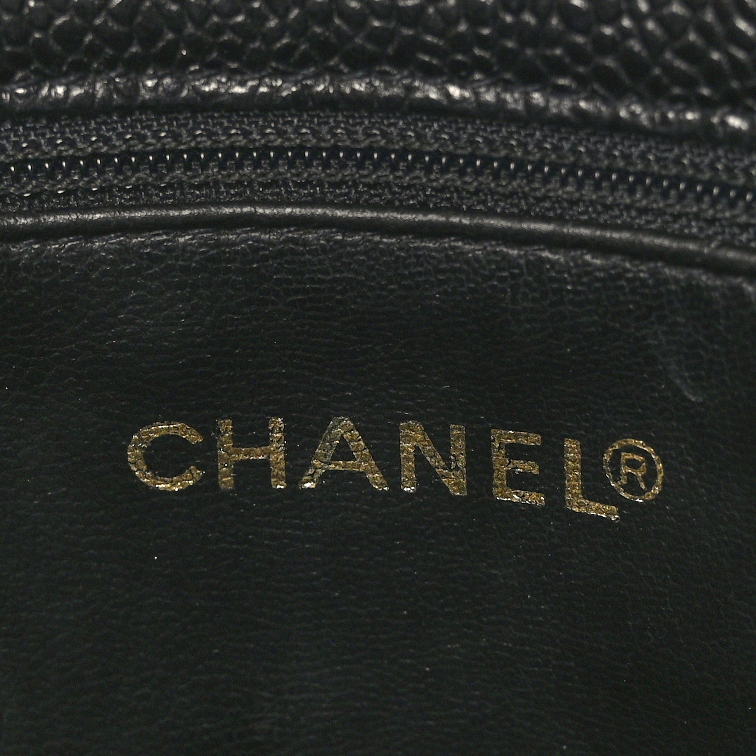 Chanel Caviar Large CC Shoulder Bag Black 6 of 9