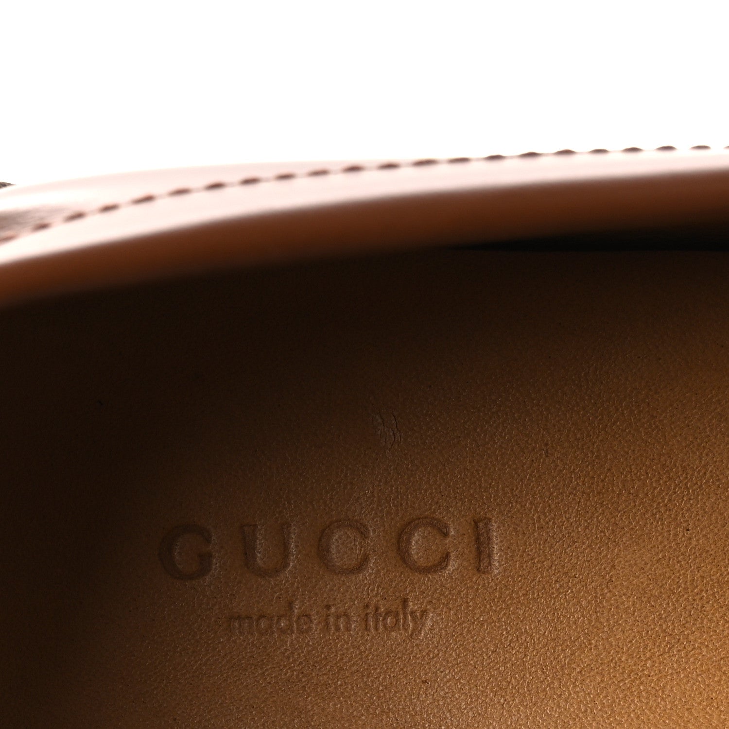 Gucci Millennial Ribot Cut Out Interlocking G Loafers 37.5 Cuir 9 of 11