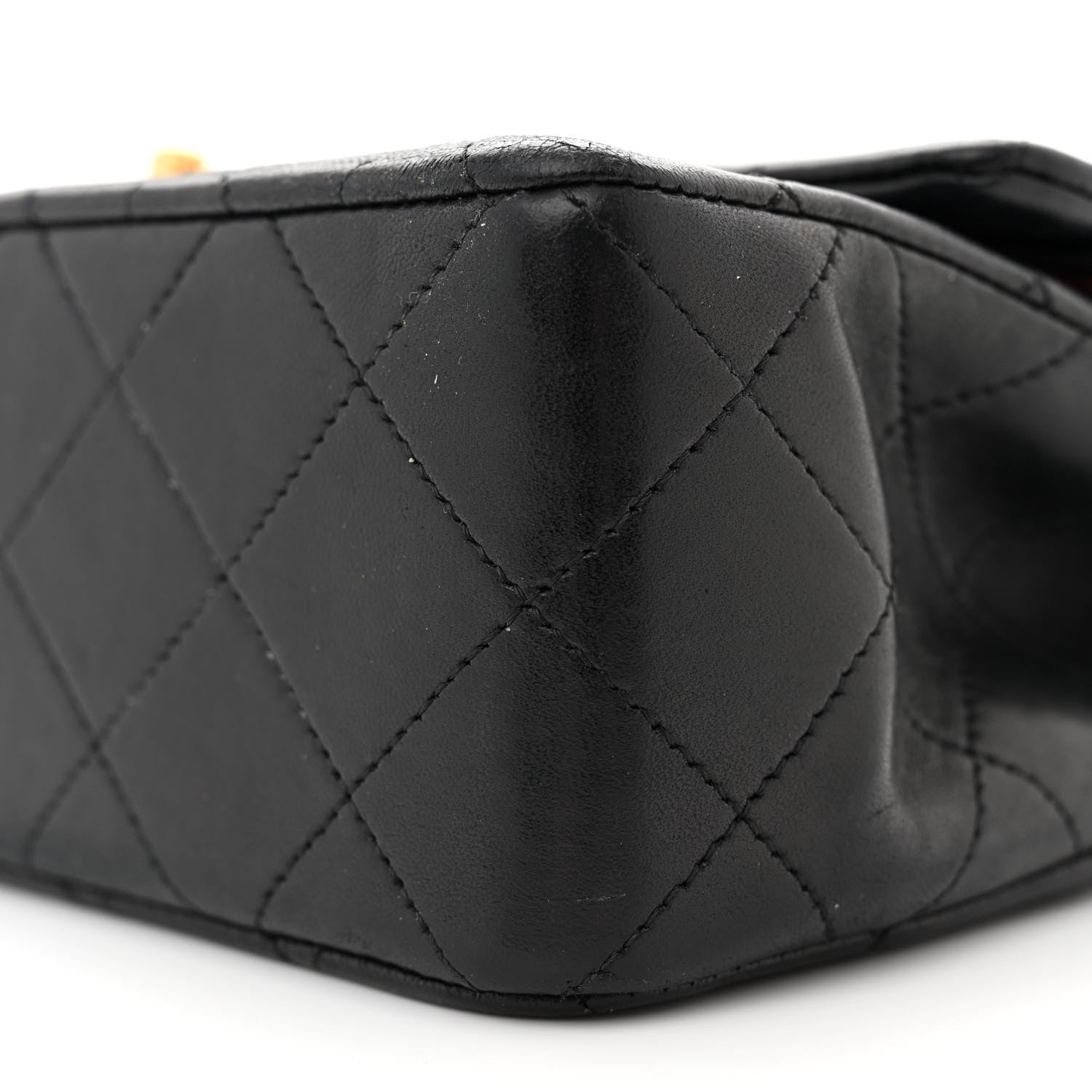 Chanel Lambskin Quilted Small Double Flap Black 10 of 14