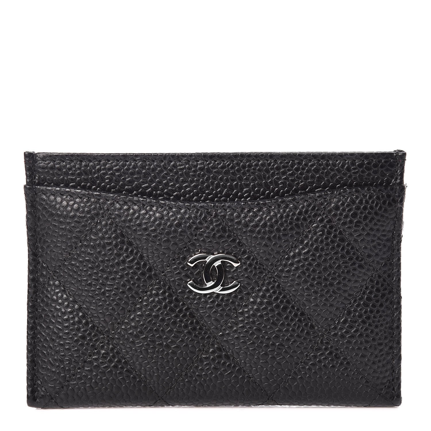 Chanel Caviar Quilted Card Holder Black 1 of 9