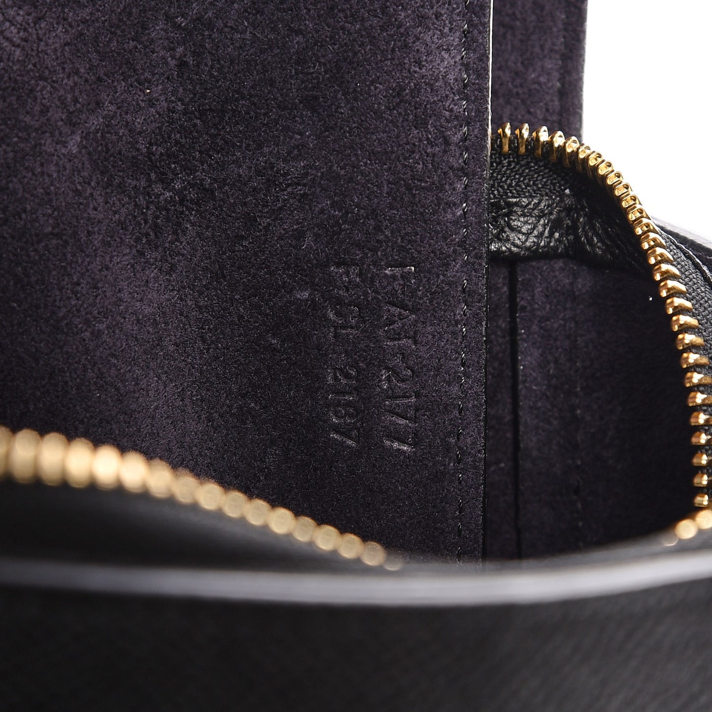 Grained Calfskin Micro Belt Bag Black