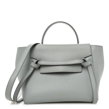 Celine Grained Calfskin Mini Belt Bag Cloud 1 of 12
