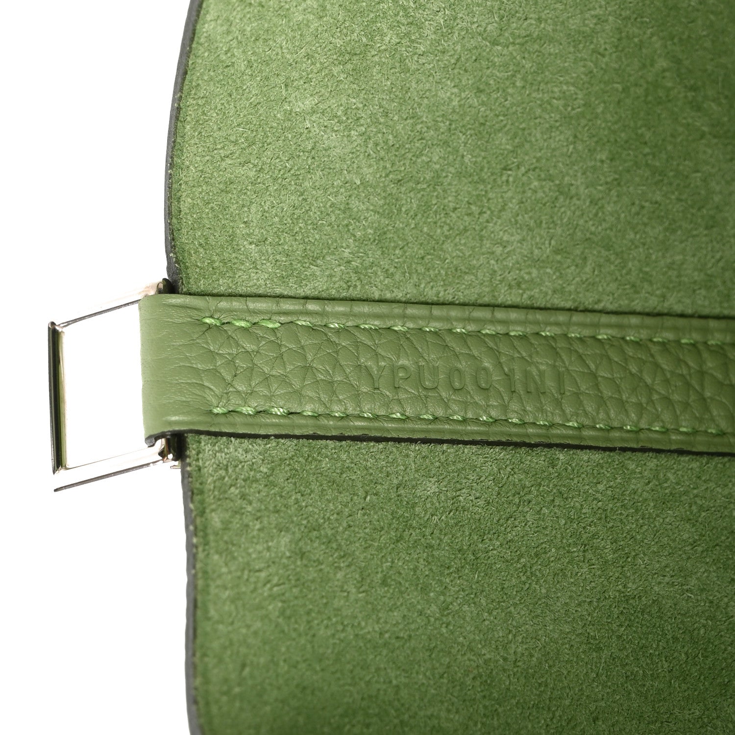 Hermes Taurillon Clemence Picotin Lock 22 MM Vert Criquet 7 of 10