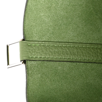 Hermes Taurillon Clemence Picotin Lock 22 MM Vert Criquet 7 of 10