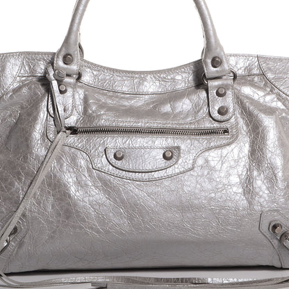 Balenciaga Agneau City Metallic Silver Hardware 3 of 11