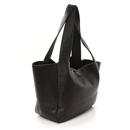 Saint Laurent Grained Deerskin Bea Tote Sweet Sweet Chocolate 3 of 11
