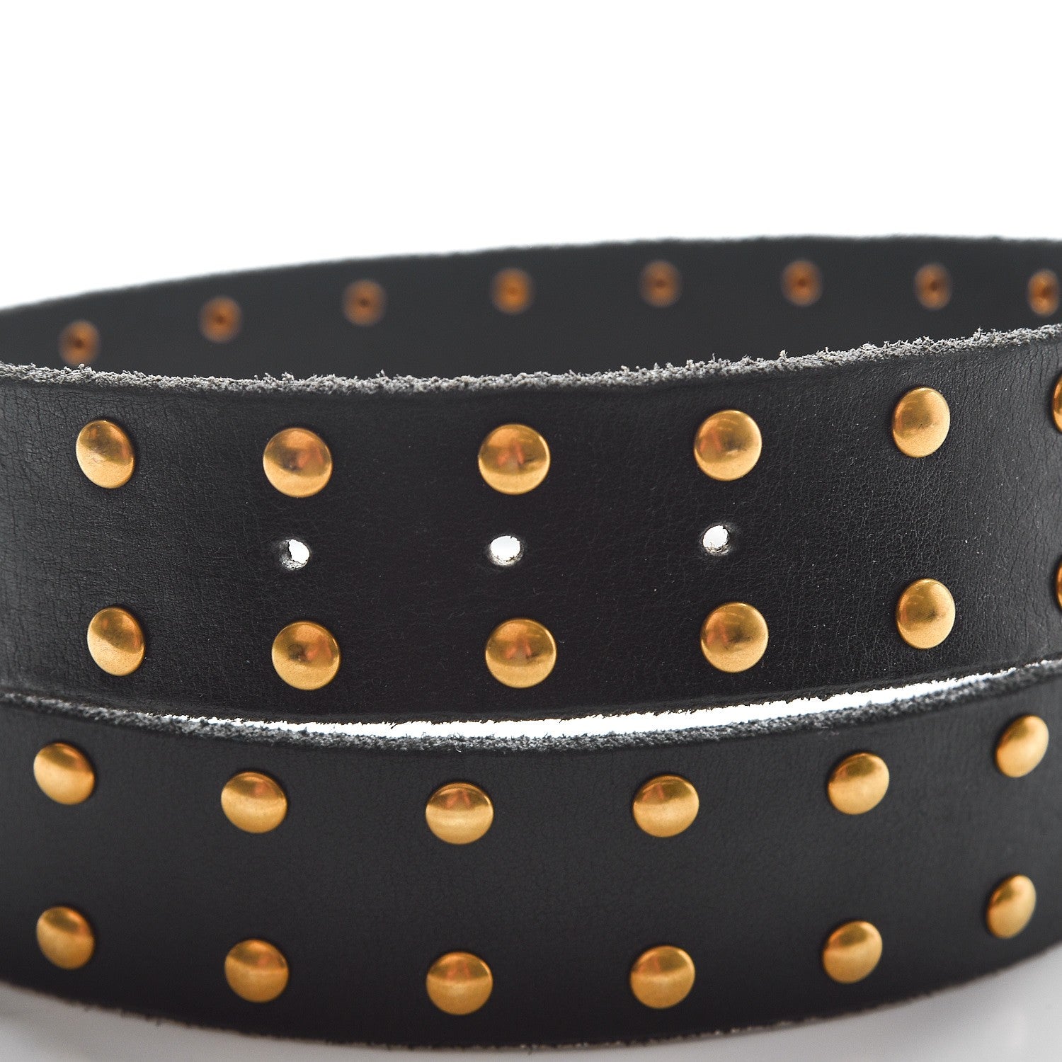 Gucci Calfskin Star Buckle GG Belt 90 36 Black 4 of 5