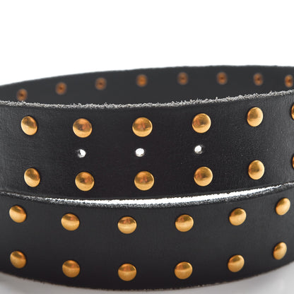 Gucci Calfskin Star Buckle GG Belt 90 36 Black 4 of 5
