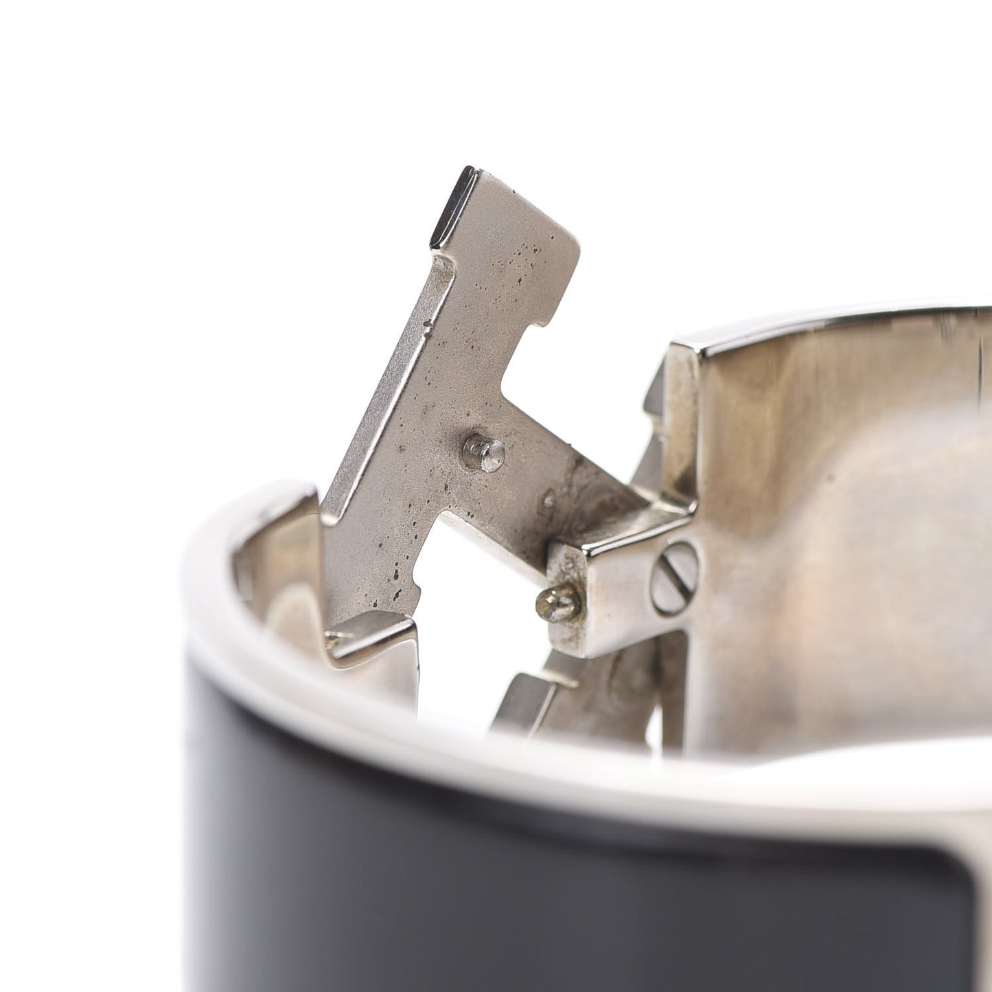 Enamel Wide Clic Clac H Bracelet PM Black