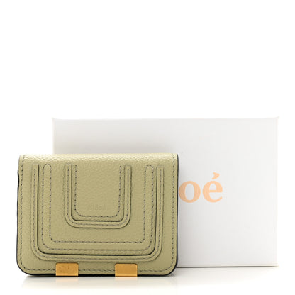 Chloe Grained Calfskin Marcie Compact Wallet Faded Green 7 of 7
