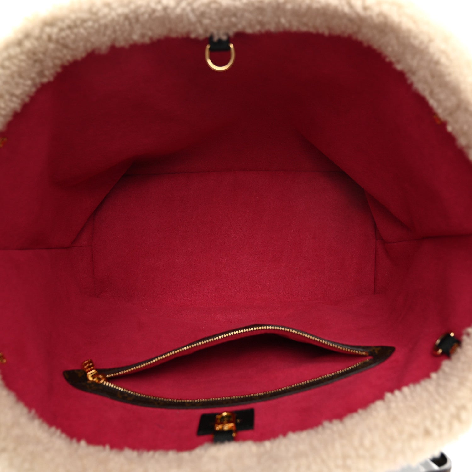 Louis Vuitton Calfskin Monogram Teddy Neverfull MM Black 5 of 11