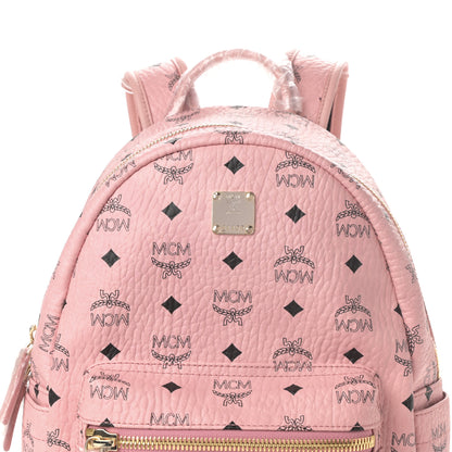 MCM Visetos Small Stark Rabbit Backpack Pink 9 of 9