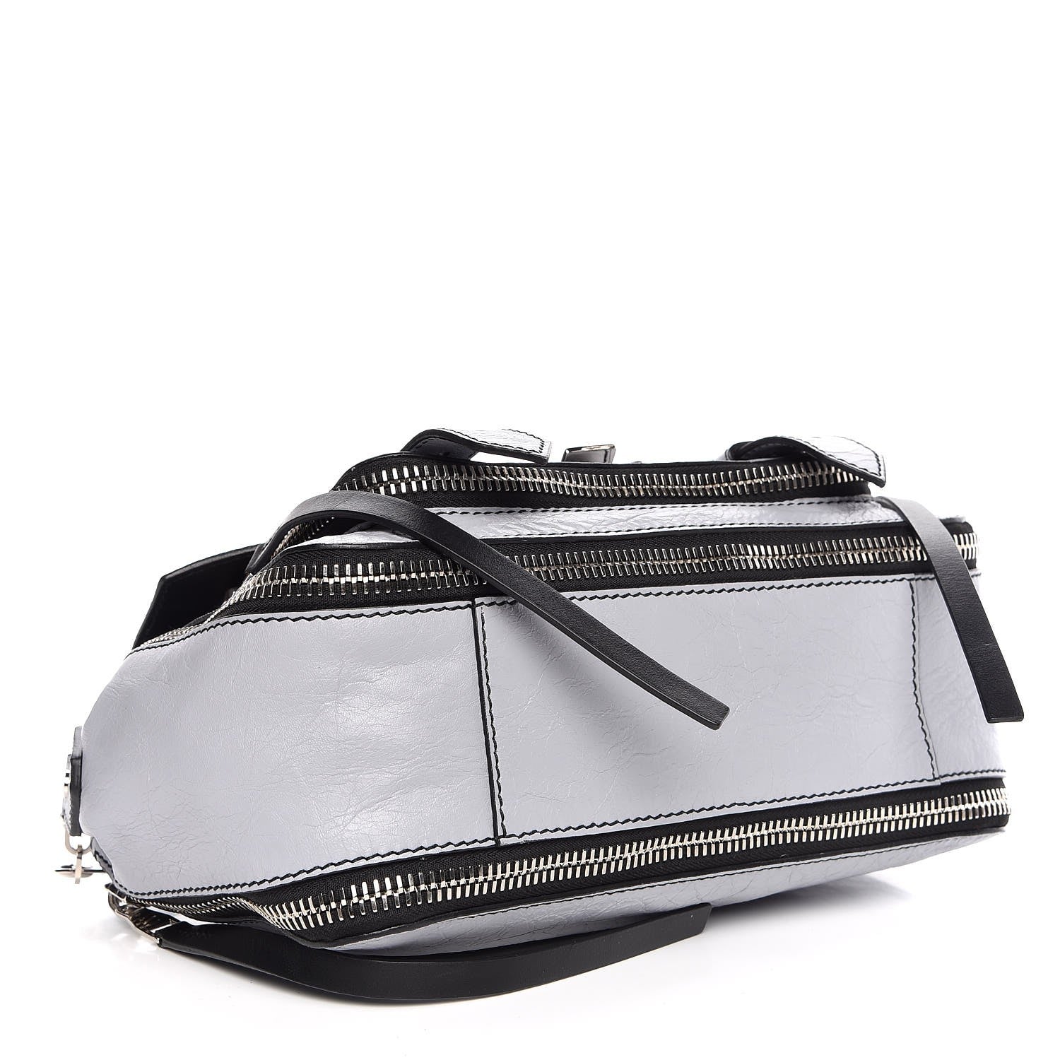 Proenza Schouler Paper Lambskin Medium PS1 Plus Zip Satchel Dove Grey 4 of 9
