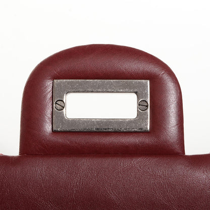 Chanel Aged Calfskin 2.55 Reissue 226 Flap Burgundy 9 of 9