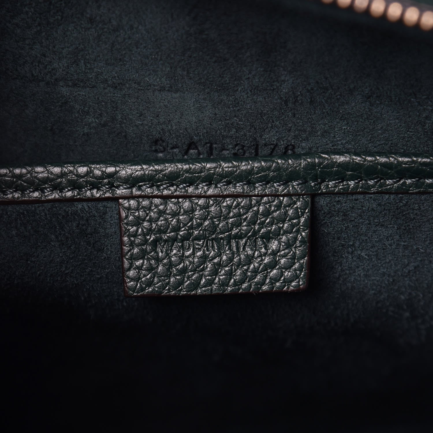 Celine Drummed Calfskin Nano Luggage Amazone 6 of 10