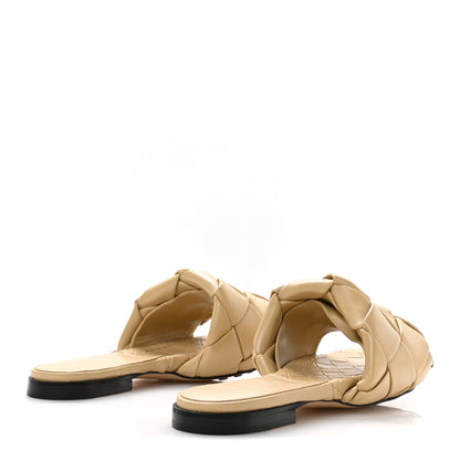 Bottega Veneta Nappa Maxi Intrecciato Lido Flat Sandals 37 Cane Sugar 5 of 8