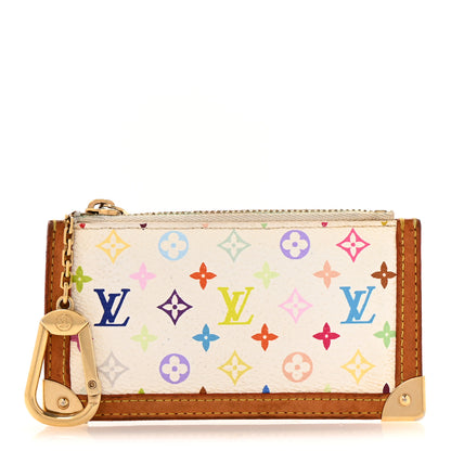 Louis Vuitton Monogram Multicolor Key Pouch White 1 of 8