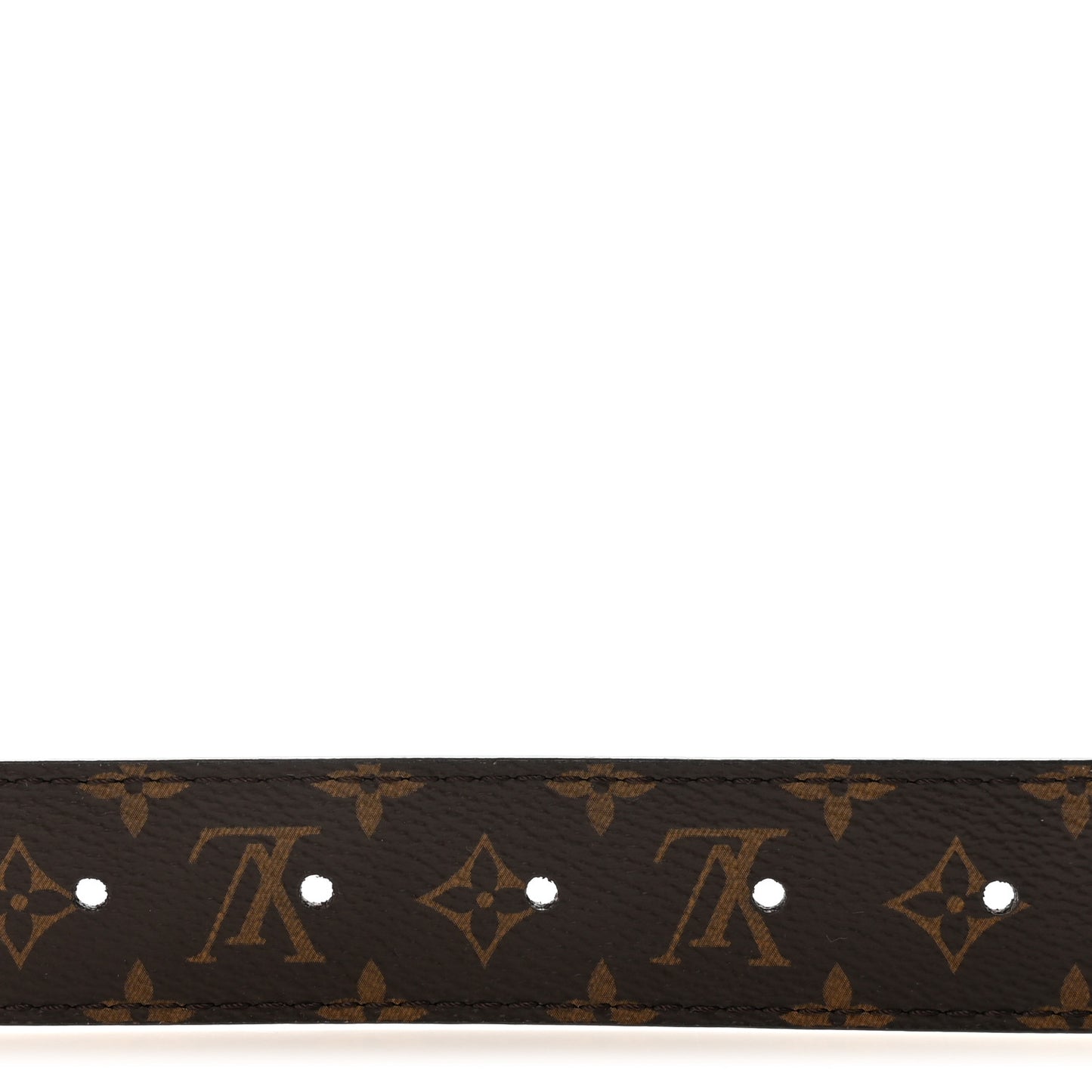 Calfskin Monogram 30mm Flowergram Reversible Belt 80 32 Black