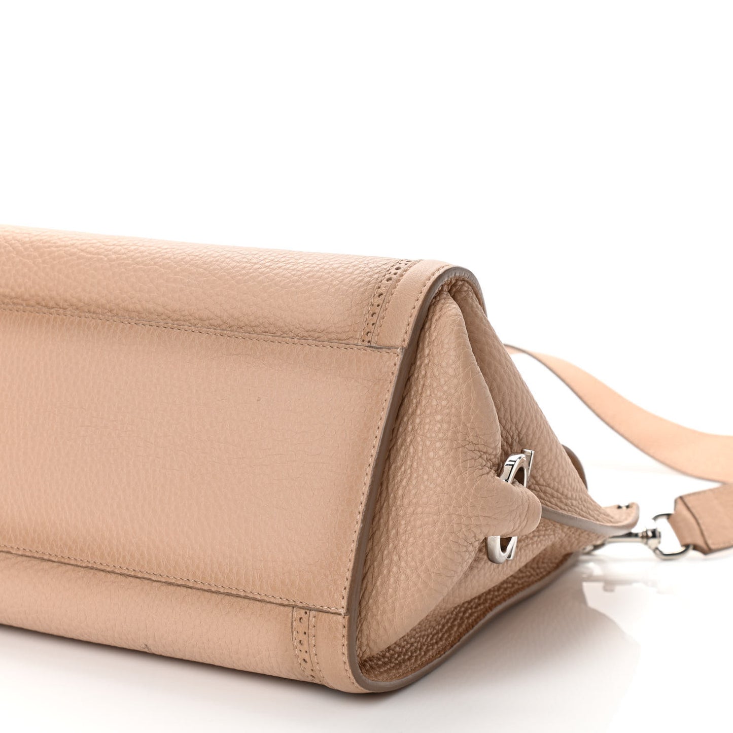 Calfskin Medium Sofia Satchel Beige