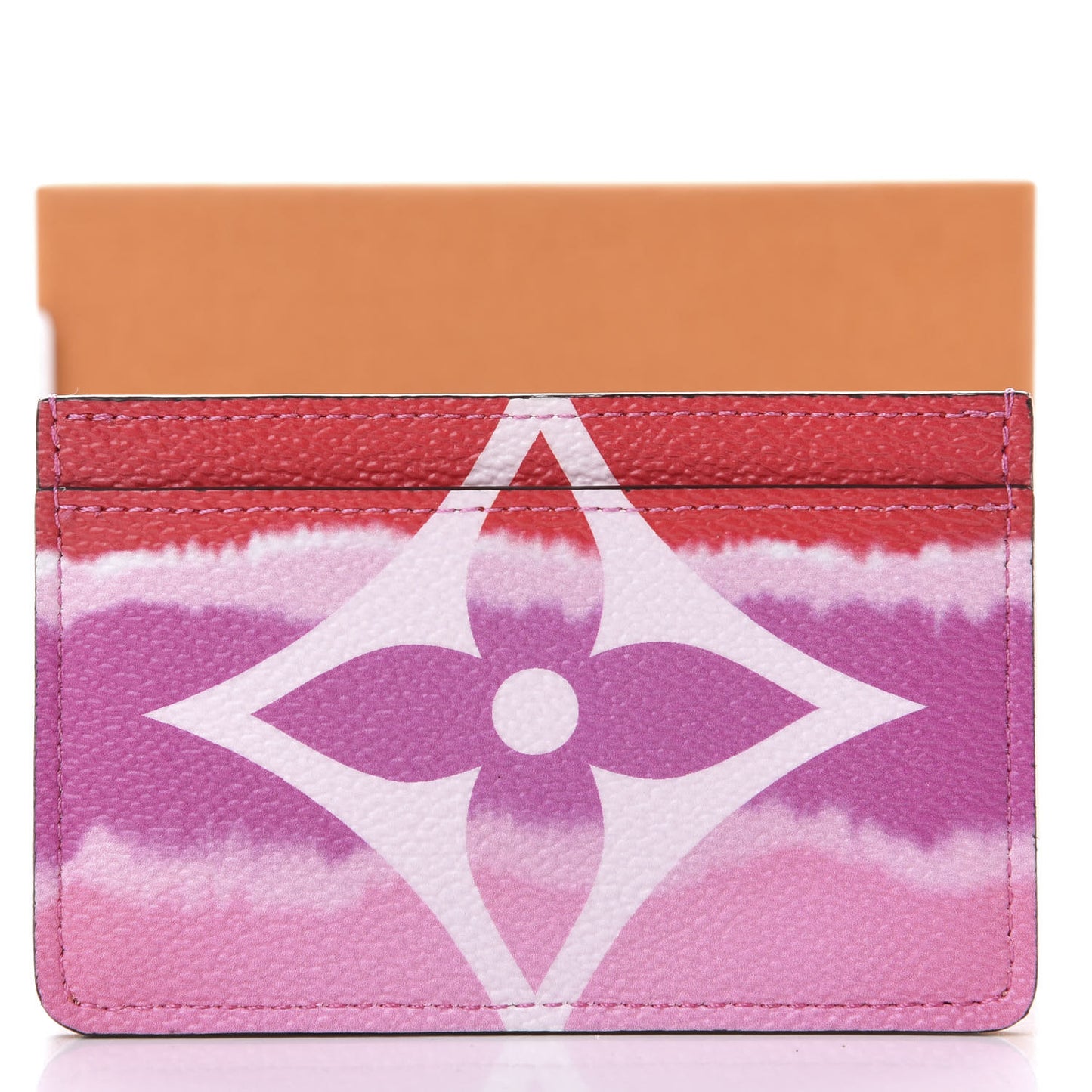 Monogram Escale Card Holder Rouge