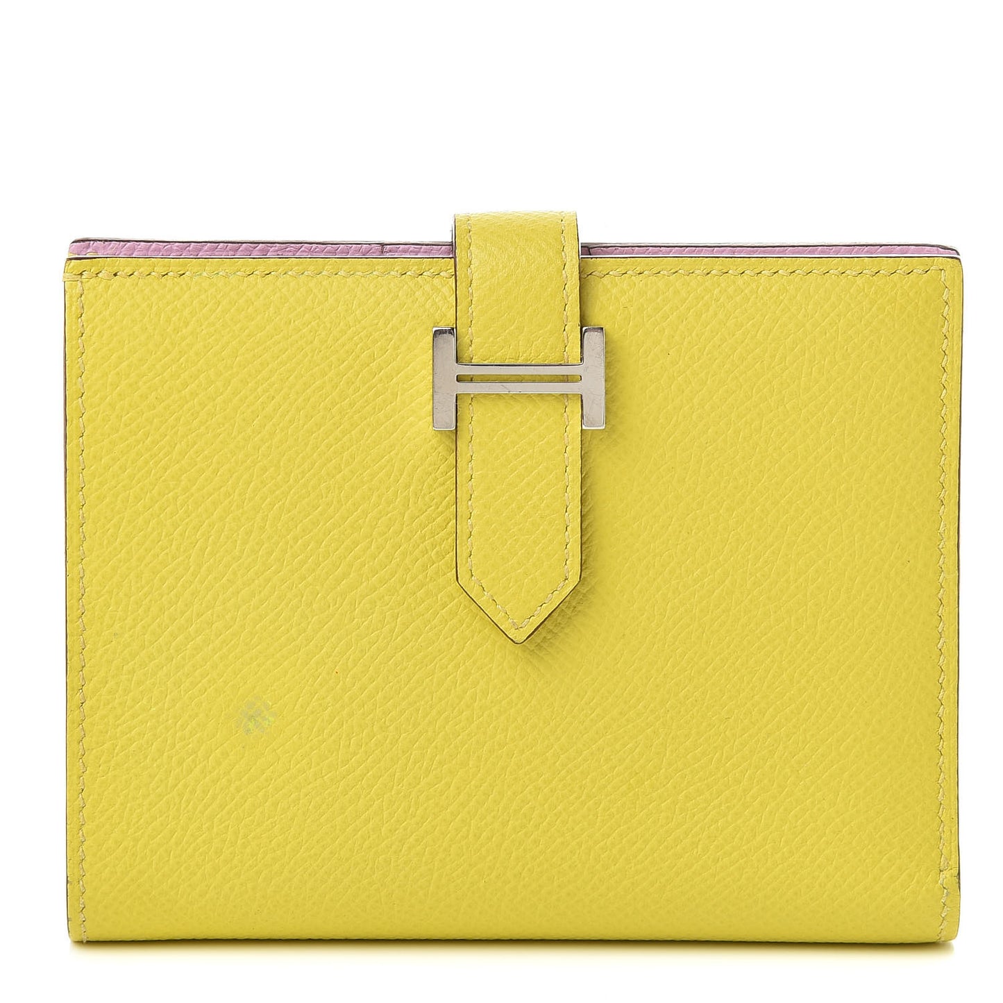 Epsom Verso Bearn Compact Wallet Lime Mauve Silvestre
