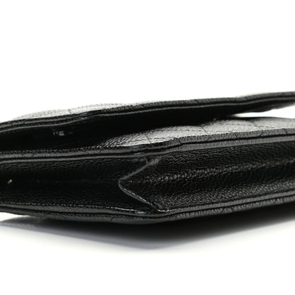 Chanel Caviar Quilted Wallet On Chain WOC Black 13 of 19