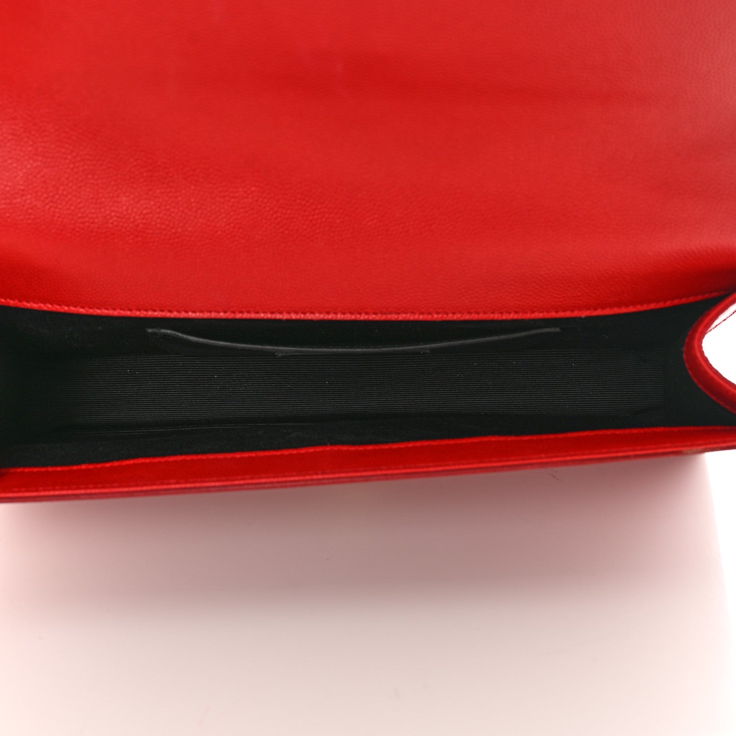 Saint Laurent Grain De Poudre Classic Monogram Cassandre Clutch New Red 5 of 15