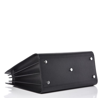 Saint Laurent Grained Calfskin Small Sac De Jour Black 5 of 10