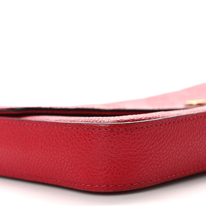 Louis Vuitton Empreinte Pochette Felicie Chain Wallet Cherry 7 of 9