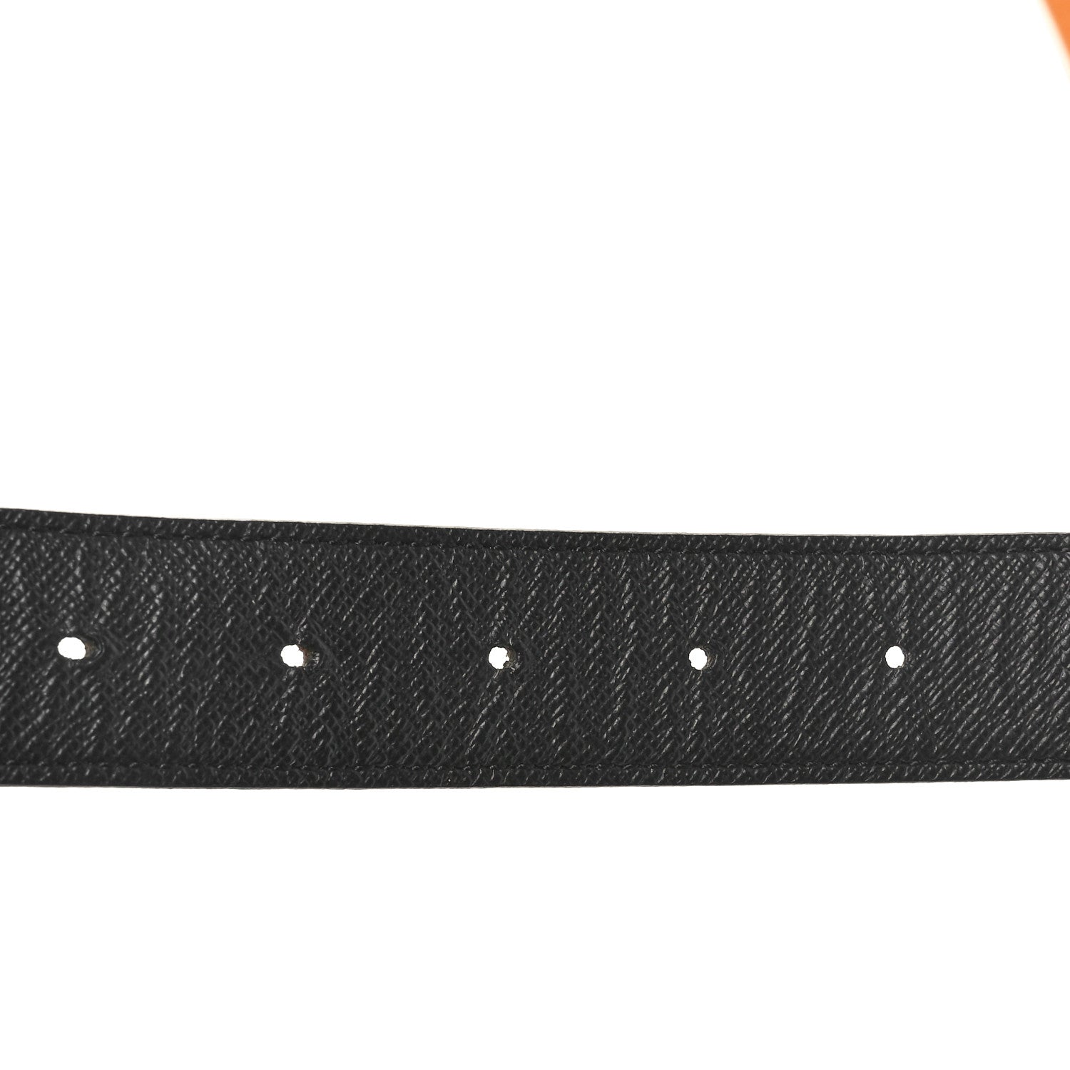 Louis Vuitton Calfskin Monogram 30mm LV Initiales Reversible Belt 90 36 Black 3 of 6