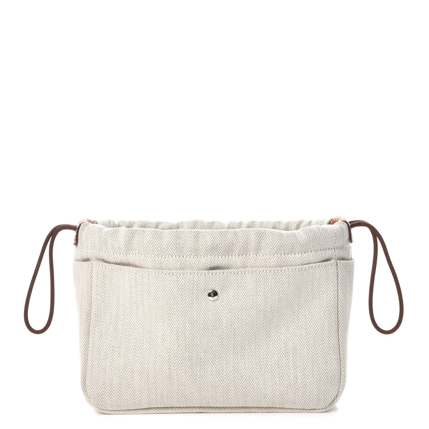Hermes Canvas Barenia Fourbi 20 PM Pouch Naturel Fauve 1 of 8