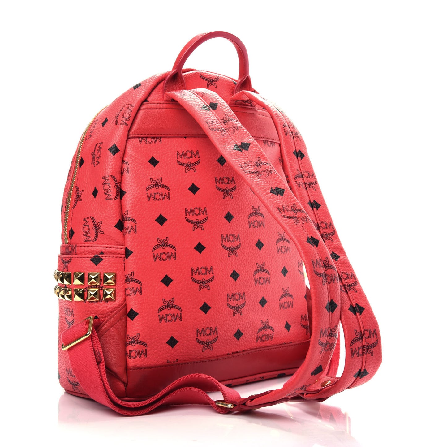 Visetos Side Stud Small Stark Backpack Corail