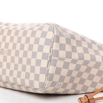 Louis Vuitton Damier Azur Neo Neverfull MM Rose Ballerine 7 of 10