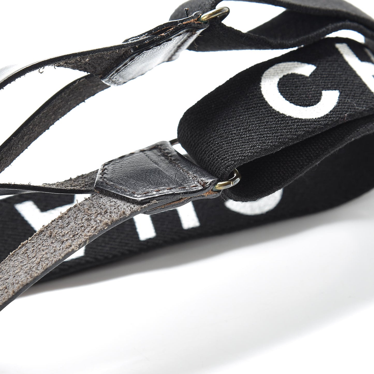 Logo Suspenders Black White