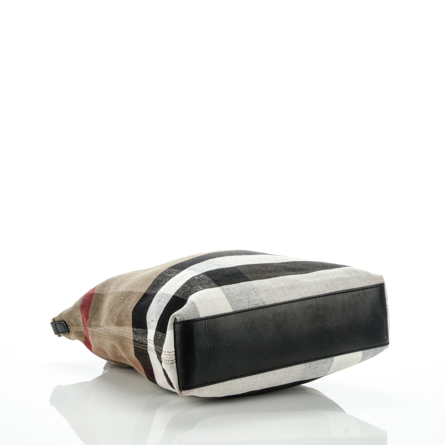 Canvas Mega Check Medium Tottenham Brit Tote Black