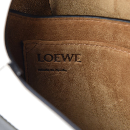 Loewe Calfskin Small Gate Crossbody Bag Khaki Green Soft White 5 of 12