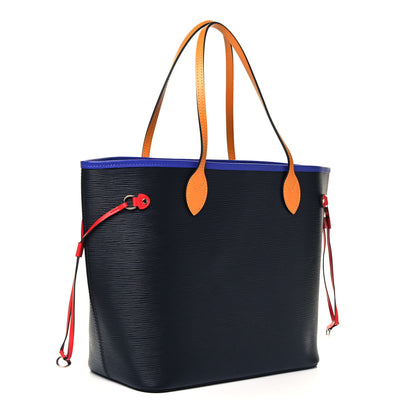 Louis Vuitton Epi Neverfull MM Noir Figue Safran 3 of 8