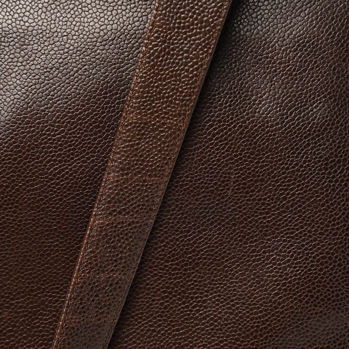 Caviar Shoulder Bag Brown