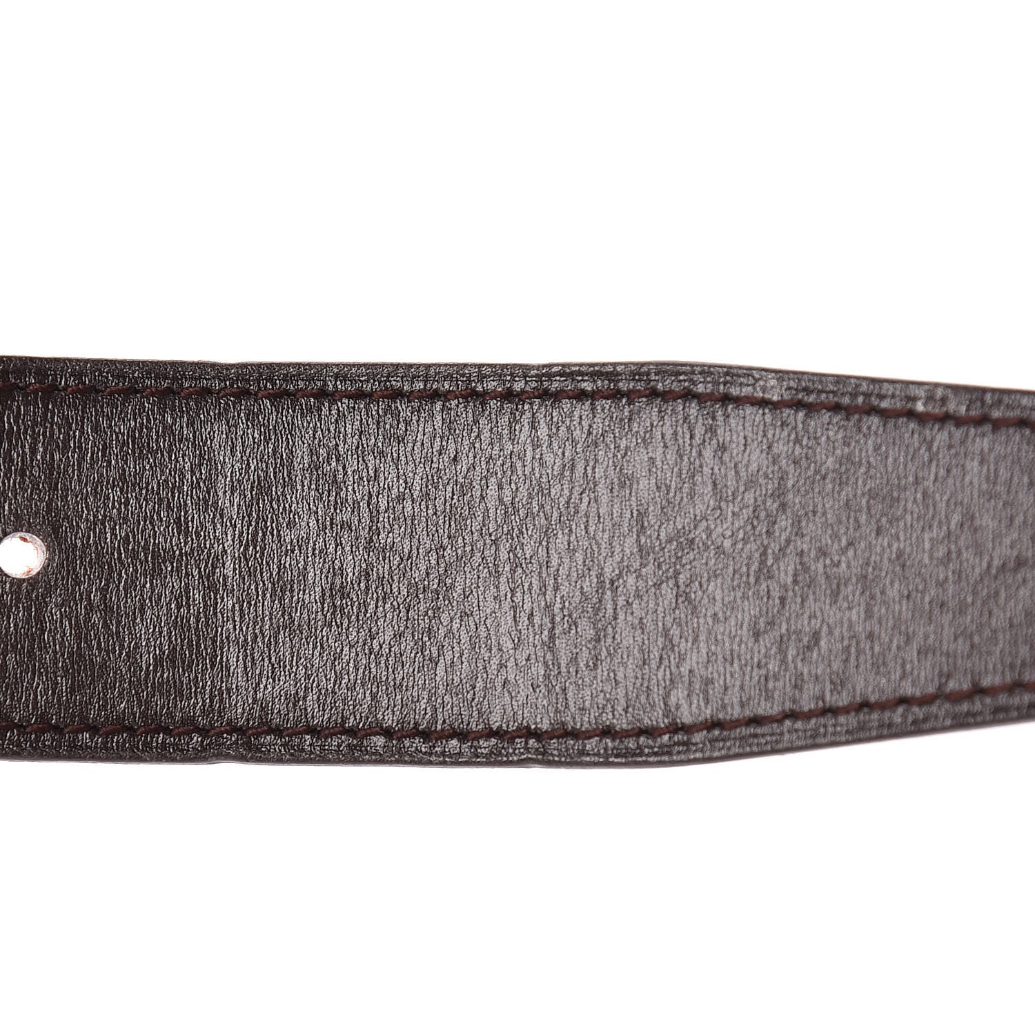 Hermes Swift Togo 32mm H Belt 85 Chocolate Orange 8 of 8