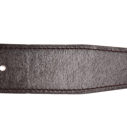 Hermes Swift Togo 32mm H Belt 85 Chocolate Orange 8 of 8