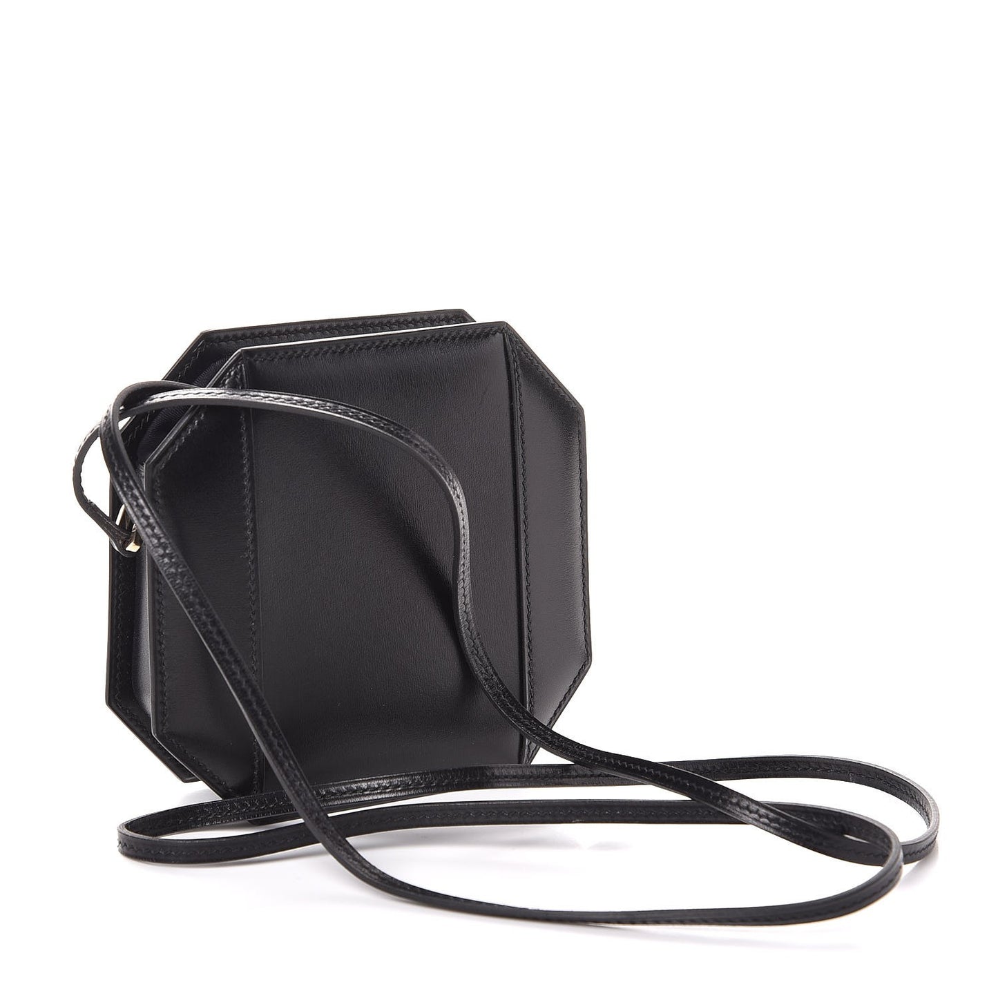 Box Drawstring Bag Black