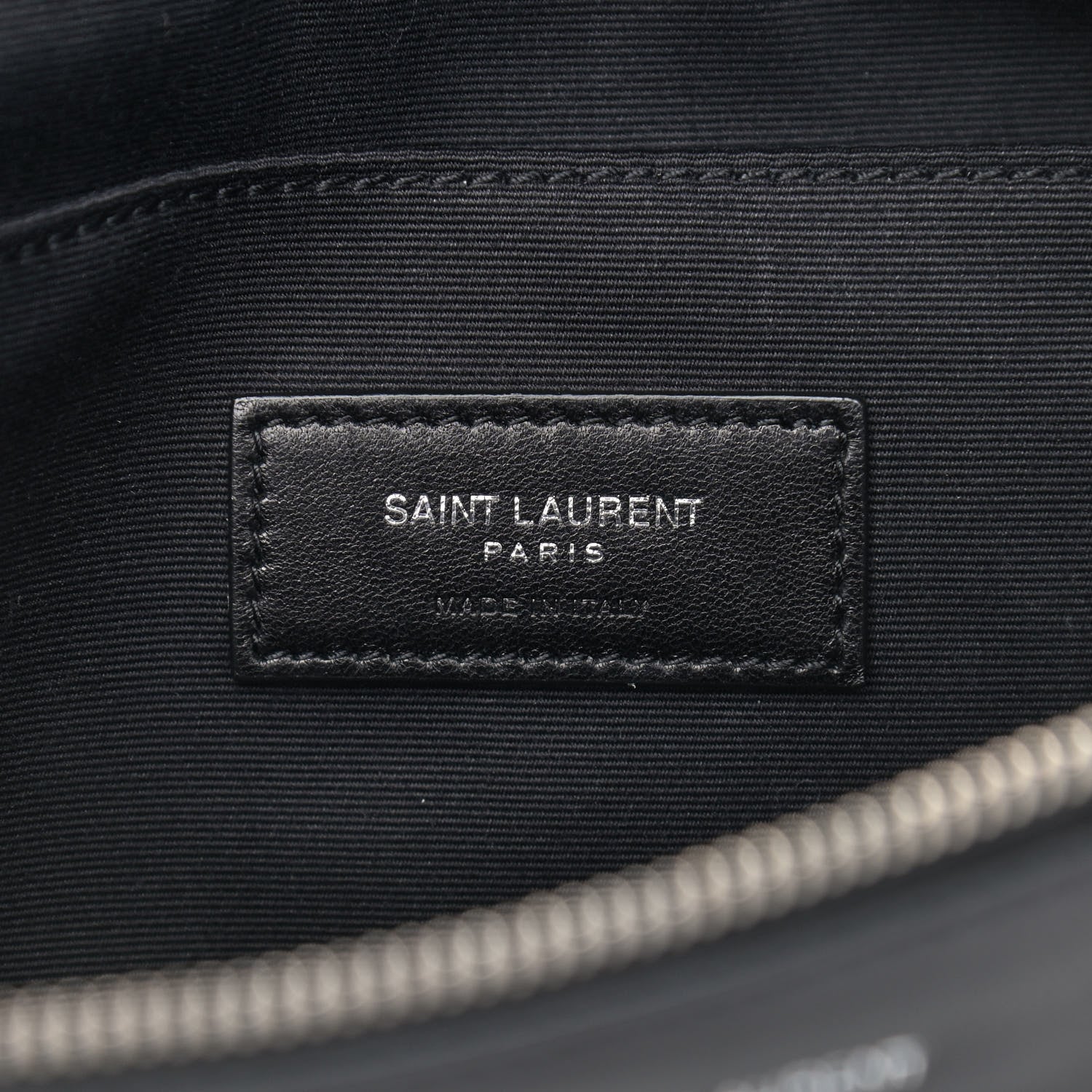 Saint Laurent Calfskin Belt Bag Black 6 of 9