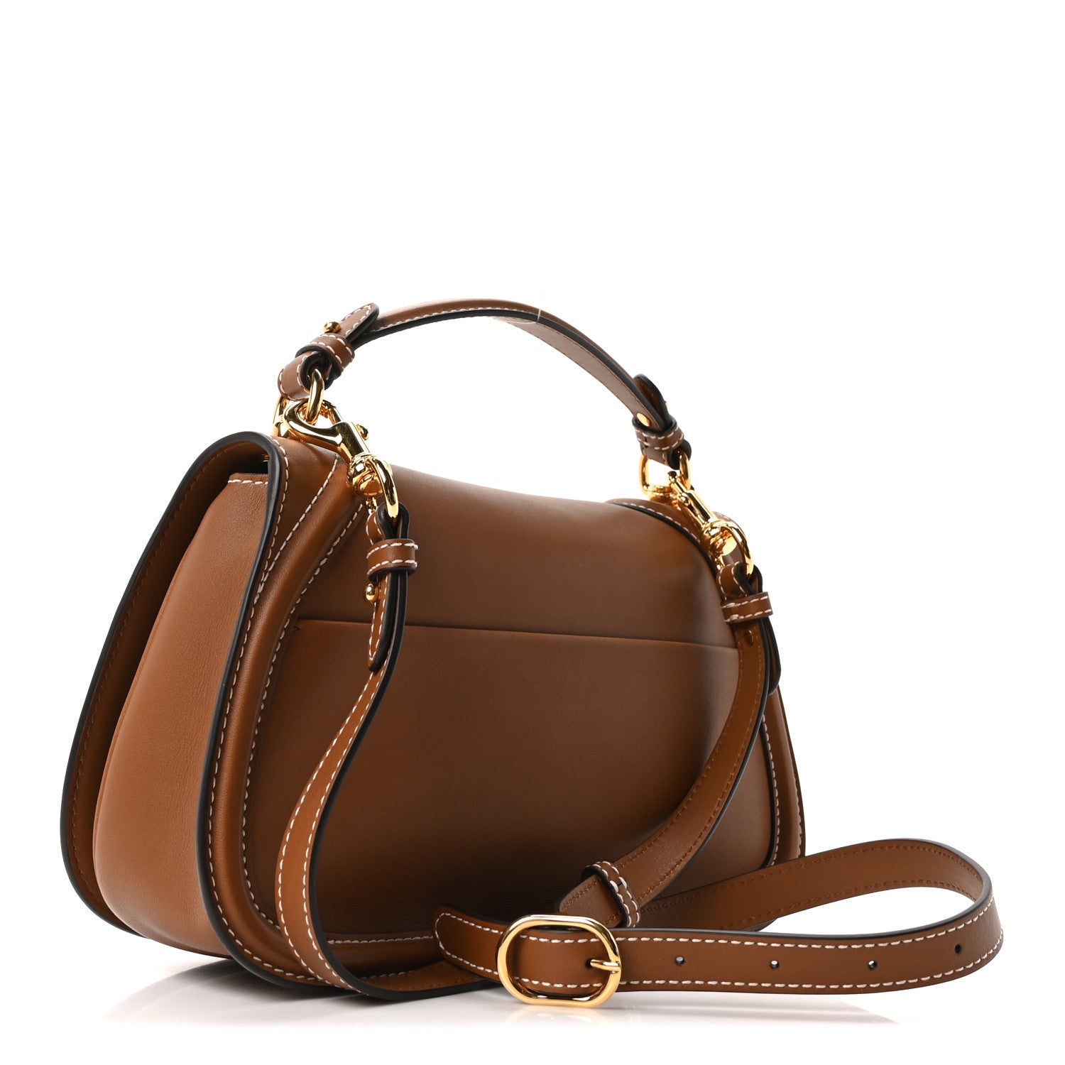 Gucci Calfskin Large Blondie Top Handle Flap Bag Sundial 1834475