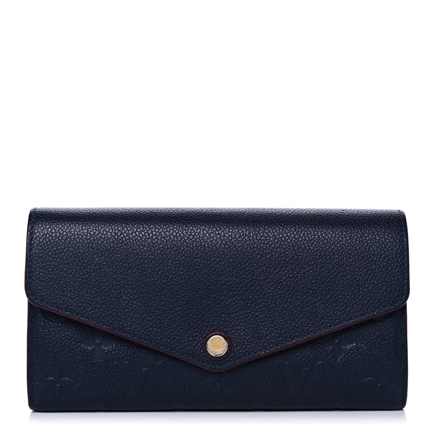 Empreinte Sarah Wallet NM Marine Rouge
