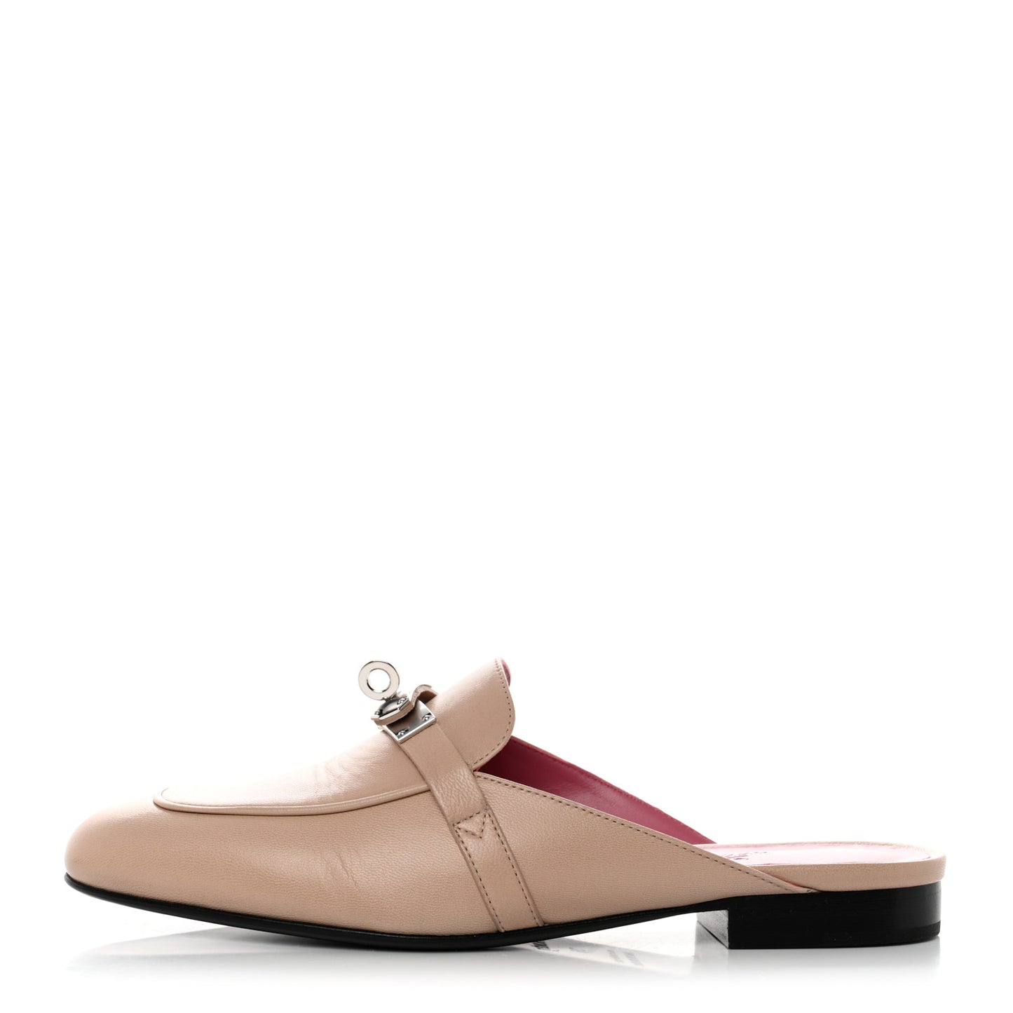 Calfskin Oz Mules 36 Beige Nude
