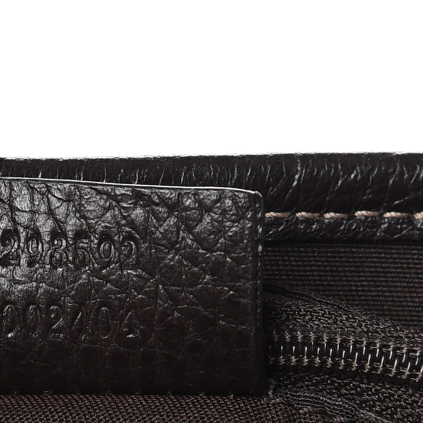 Crystal Monogram Medium Princy Tote Dark Brown